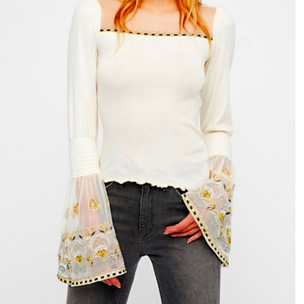 Free People High Tides Long Sleeve Shirt